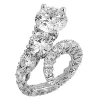 Anillo X-Diamond Mujer in Oro Diamante Lab Grown 3.88 Ct LXDABTRE1867BI318 - XXDABTRE1867BI310